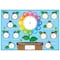 Ashley Productions Smart Poly Learning Mat, 12in. x 17in., Double-Sided, Telling Time 95018 - alternate 2